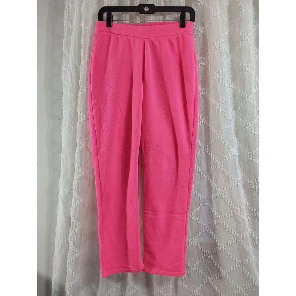 The Children's Place Girls Neon Pink Fleece Pants Size 16‎ XXL Soft Warm Joggers